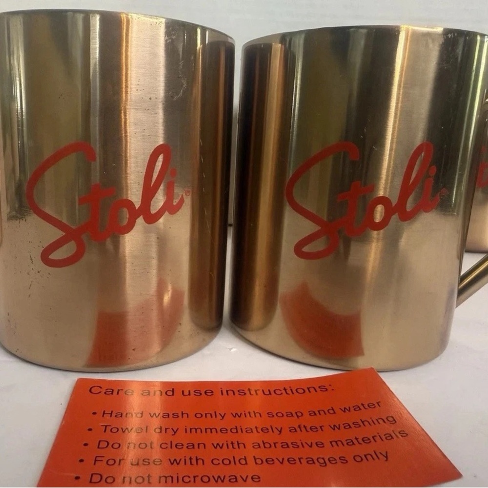 Gold Mugs Set